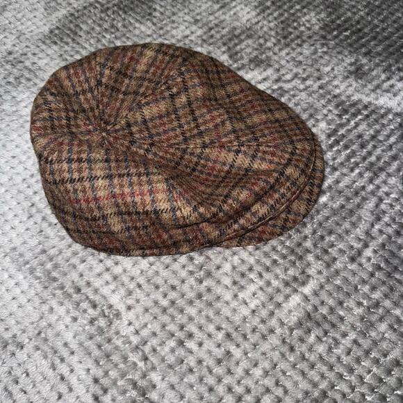 Stetson Men's Vintage Flat Hat Cap Wool Tweed Lining Dressy Stylish Unisex - Picture 2 of 9